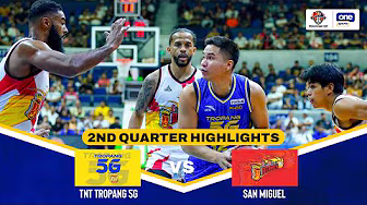 TNT vs. SAN MIGUEL | 2ND QUARTER HIGHLIGHTS | FINALS GAME 1 | PBA SEASON 49 PHILIPPINE CUP