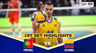 PORTUGAL vs. COLOMBIA | SET 1 HIGHLIGHTS | 2025 FIVB MEN’S WORLD CHAMPIONSHIP | SEPT 17, 2025