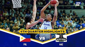 GILAS PILIPINAS vs. MACAU | 4TH QUARTER HIGHLIGHTS | 2025 GILAS SEND-OFF SHOWDOWN