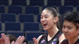 Reyes, Palomata DISPLAY DOMINANCE AT THE NET for PLDT vs ZUS Coffee in Set 3 | 2025 PVL Invitational background