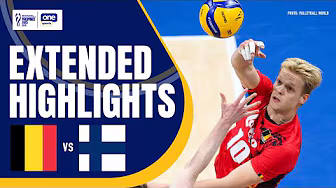 BELGIUM vs. FINLAND | EXTENDED HIGHLIGHTS | 2025 FIVB MEN'S WORLD CHAMPIONSHIP | SEPT. 21