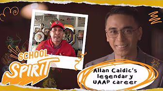 Legendary Warrior: Allan Caidic's UAAP greatness with UE 💣 | SCHOOL SPIRIT | FULL EPISODE 2 S1