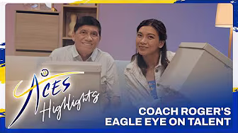 Coach Roger Gorayeb on recruiting Alyssa Valdez | ACES EP3 | HIGHLIGHTS background