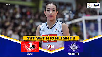 CIGNAL vs. ZUS COFFEE | SET 1 HIGHLIGHTS | 2025 PVL ON TOUR | JULY 20, 2025