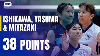 Ishikawa, Yasuma, Miyazaki 38-POINT EXPLOSION for Kobe Shinwa 💙 | 2025 PVL INVITATIONAL | HIGHLIGHTS background