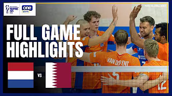 NETHERLANDS vs. QATAR | FULL GAME HIGHLIGHTS | 2025 FIVB MEN'S WORLD CHAMPIONSHIP | SEPT. 13