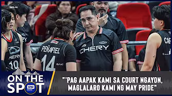 Coach Norman Miguel on Chery Tiggo surviving Creamline in five sets | #OSOnTheSpot background