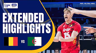 BELGIUM vs. ALGERIA | EXTENDED HIGHLIGHTS | 2025 FIVB MEN’S WORLD CHAMPIONSHIP | SEPT 18, 2025 background