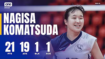 Komatsuda FIRES 21 PTS for Kobe Shinwa vs. PLDT💪🏽 | 2025 PVL Invitational' background