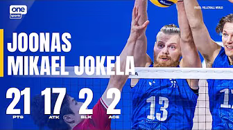 Jokela UNLEASHES 21 PTS for Finland vs. Korea 🇫🇮 | 2025 FIVB MEN’S WORLD CHAMPIONSHIP | HIGHLIGHTS