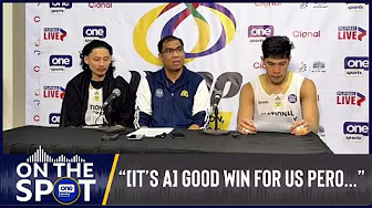 Jeff Napa on NU’s mindset despite reclaiming the top spot | #OSOnTheSpot