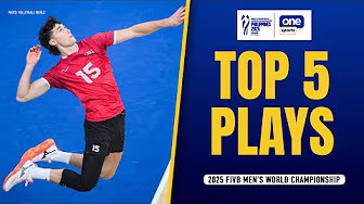TOP 5 PLAYS | 2025 FIVB MEN'S WORLD CHAMPIONSHIP | SEPT. 20