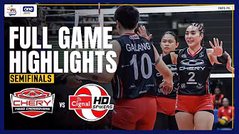 CHERY TIGGO vs. CIGNAL | FULL GAME HIGHLIGHTS | 2025 PVL ON TOUR SEMIFINALS | AUGUST 12, 2025