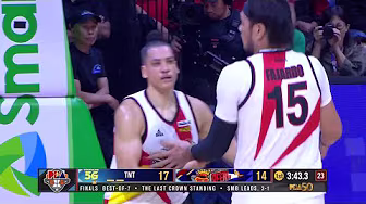 San Miguel's Marcio Lassiter's SUPER TRIPLES vs. TNT in Q1 | PBA Season 49 Philippine Cup Finals G5 background
