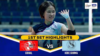 CIGNAL vs. KOBE SHINWA | SET 1 HIGHLIGHTS | 2025 PVL INVITATIONAL | AUGUST 28, 2025 background