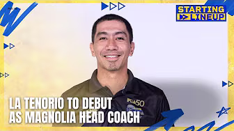 LA Tenorio takes helm at Magnolia ЁЯРФ| Starting Lineup background