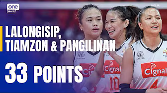 Lalongisip, Tiamzon, Pangilinan BRINGS 33 PTS for Cignal | 2025 PVL INVITATIONAL | HIGHLIGHTS background
