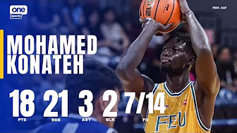 Mo Konateh DELIVERS DOUBLE-DOUBLE for FEU vs. AdU 💥 | UAAP SEASON 88 MEN'S BASKETBALL | HIGHLIGHTS