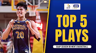 TOP 5 PLAYS | UAAP SEASON 88 MEN’S BASKETBALL | OCTOBER 1, 2025 background