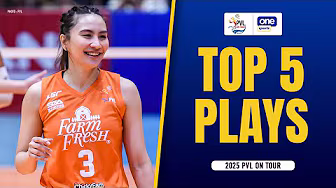 TOP 5 PLAYS | 2025 PVL ON TOUR | JULY 26, 2025 background