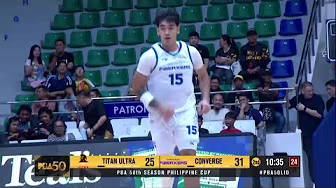 Justin Arana POINTS BARRAGE in 2Q for Converge vs. Titan Ultra | PBA Season 50 Philippine Cup