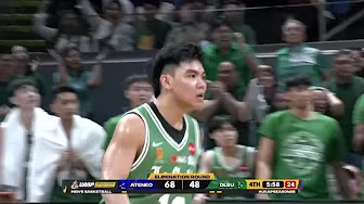 DLSU 18-0 RUN CUTS LEAD to 12 vs Ateneo in 4Q đ | UAAP Season 88 Menâs Basketball background