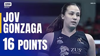 Jov Gonzaga DROPS 16 PTS for ZUS Coffee vs. Choco Mucho 🔥 | 2025 PVL ON TOUR | HIGHLIGHTS