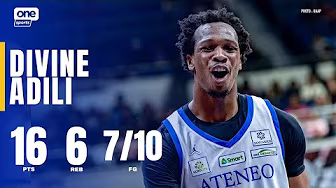 Divine Adili DROPS 16 PTS for Ateneo vs. AdU | UAAP Season 88 Men’s Basketball background