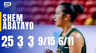 Shem Abatayo DROPS 25 PTS for FEU vs. UP | UAAP Season 88 Men’s Basketball