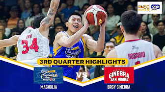 MAGNOLIA vs. BRGY. GINEBRA | 3RD QUARTER HIGHLIGHTS | PBA SEASON 50 PHILIPPINE CUP | OCT. 5, 2025 background