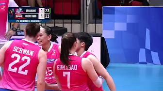 Carlos, Negrito SEAL Set 3 for Creamline vs. Chery Tiggo EV 🍦 | 2025 PVL Reinforced Conference background