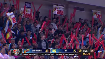 San Miguel's Fajardo, Trollano SWING LEAD vs. TNT in Q2 | PBA Season 49 Philippine Cup Finals G6 background