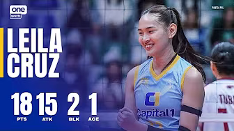 Leila Cruz DROPS 18 PTS for Capital1 vs. Choco Mucho 🔥 | 2025 PVL REINFORCED CONFERENCE | HIGHLIGHTS background