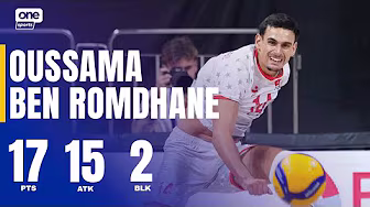 Oussama Ben Romdhane DROPS 17 PTS vs. Alas Pilipinas | 2025 FIVB MEN'S VOLLEYBALL WORLD CHAMPIONSHIP