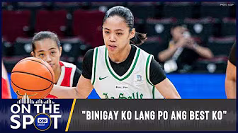 Kyla Go all-out for win no.1 of DLSU Lady Archers | #OSOnTheSpot background