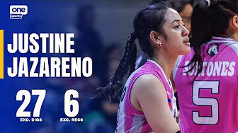 Justine Jazareno SHINES WITH 27 EXC. DIGS FOR Akari⚡ | 2025 PVL REINFORCED CONFERENCE | HIGHLIGHTS