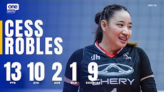 Cess Robles CATCHES FIRE WITH 13 PTS for Chery Tiggo vs. Galeries Tower ❤️🔥 | 2025 PVL ON TOUR background