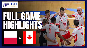 POLAND vs. CANADA | FULL GAME HIGHLIGHTS | 2025 FIVB MEN'S WORLD CHAMPIONSHIP | SEPT. 20 background