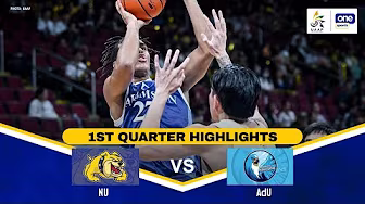 NU vs. AdU | 1ST QUARTER HIGHLIGHTS | UAAP SEASON 88 MEN’S BASKETBALL | OCT. 8, 2025 background