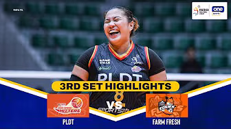 PLDT vs FARM FRESH | SET 3 HIGHLIGHTS | 2025 PVL REINFORCED CONFERENCE | OCT. 25 background