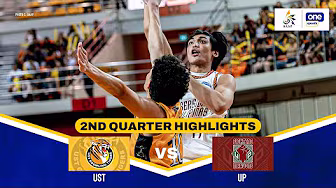 UP vs. UST | 2ND QUARTER HIGHLIGHTS | UAAP SEASON 88 MEN’S BASKETBALL | SEPT. 21