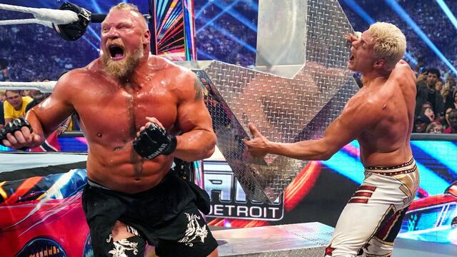 Cody Rhodes vs. Brock Lesnar: SummerSlam 2023 Highlights background