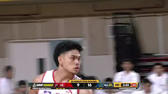 Jadden Datumalim FIRES UP in Q1 for UE vs. NU | UAAP Season 88 Men’s Basketball background