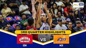 BRGY. GINEBRA vs. MERALCO | 3RD QUARTER HIGHLIGHTS | PBA SEASON 50 PHILIPPINE CUP background