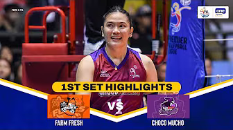 FARM FRESH vs. CHOCO MUCHO | SET 1 HIGHLIGHTS | 2025 PVL ON TOUR | JULY 12, 2025