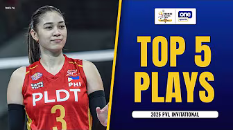 TOP 5 PLAYS | 2025 PVL INVITATIONAL | AUGUST 25, 2025