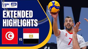 EGYPT vs. TUNISIA | EXTENDED HIGHLIGHTS | 2025 FIVB MEN’S WORLD CHAMPIONSHIP | SEPT 18, 2025 background
