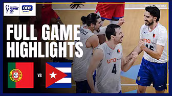 CUBA vs. PORTUGAL | FULL GAME HIGHLIGHTS | 2025 FIVB MEN’S WORLD CHAMPIONSHIP | SEPT 13, 2025 background