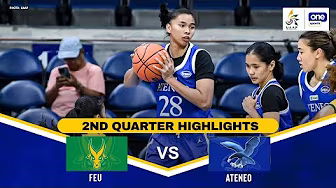 FEU vs. ATENEO | 2ND QUARTER HIGHLIGHTS | UAAP SEASON 88 WOMEN’S BASKETBALL ROUND 1 | OCT. 22, 2025 background