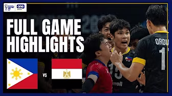 PHILIPPINES vs. EGYPT | FULL GAME HIGHLIGHTS | 2025 FIVB MEN’S WORLD CHAMPIONSHIP | SEPT 16, 2025